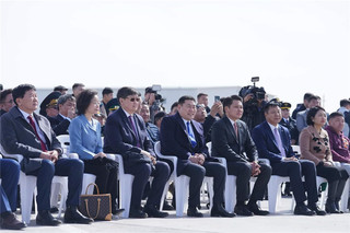 蒙古国在扎门乌德举行中国援建口岸设施项目启用仪式